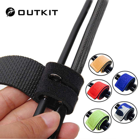 OUTKIT 2PCS New Fishing Rod Tie Strap