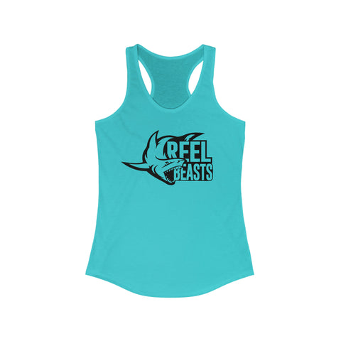 Women's Racer Back Tank - Black Logo